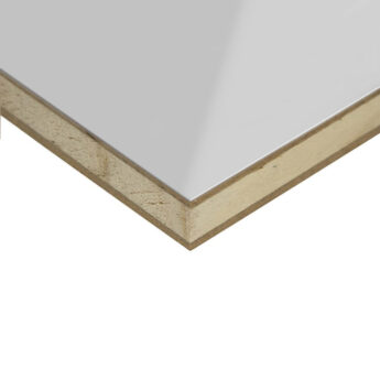 Listellare Pioppo MDF - Laminato Bianco